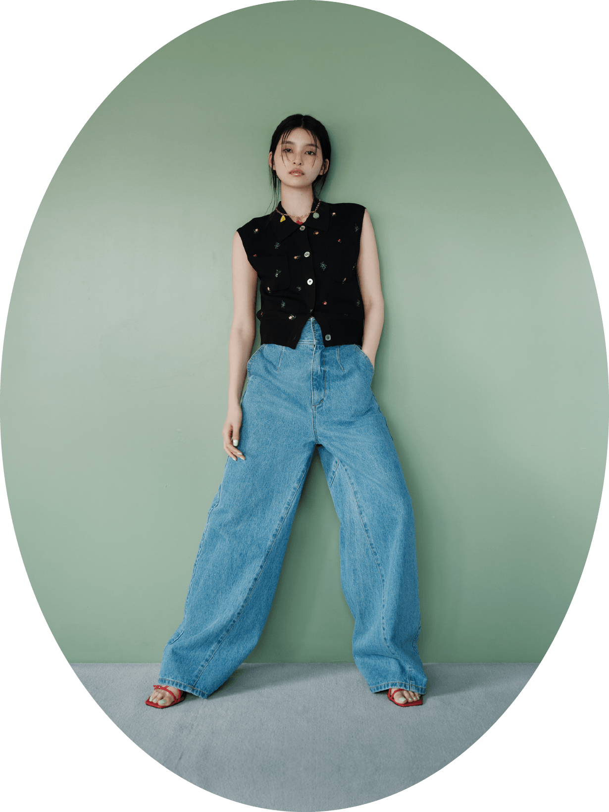 Fruit Bijou USAGI ONLINE LIMITED COLOR : BLACK